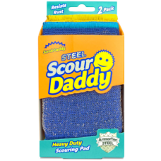 Сталеві скрабери Scrub Daddy Steel Scour Daddy Heavy Duty Scouring Pad, 2 шт