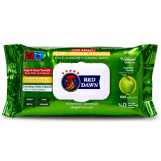 Серветки універсальні Red Dawn Fresh Green Apple, 100 шт