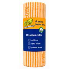 Бамбукові серветки для прибирання Scrub Basics All Purpose Bamboo Cloths, 40 шт
