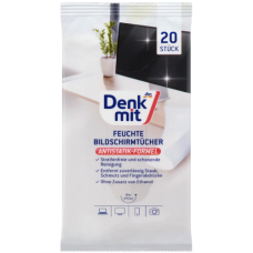 Серветки для екранів Denkmit Feuchte Bildschirmtücher Antistatik-Formel, 20 шт