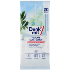 Серветки для скла та дзеркал Denkmit, 20 шт