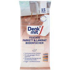 Серветки для паркету та ламінату Denkmit Parkett & Laminat Bodentücher, 15 шт